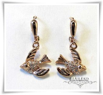 Boucles d'oreilles hirondelles