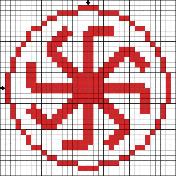 Schéma de broderie Ladinets