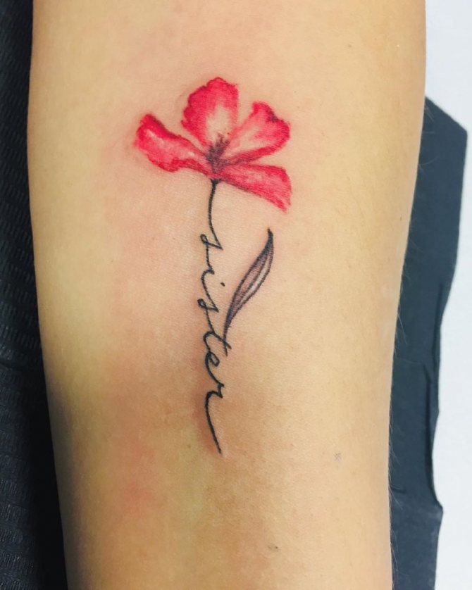 tatouage de symbole familial