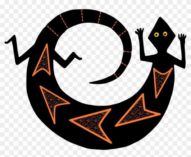 symbole du lézard