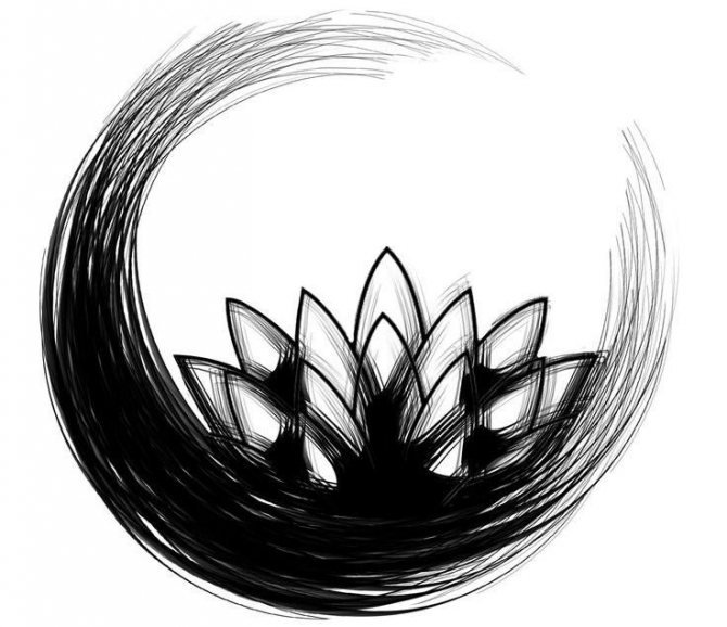 Symboles du lotus du bouddhisme zen