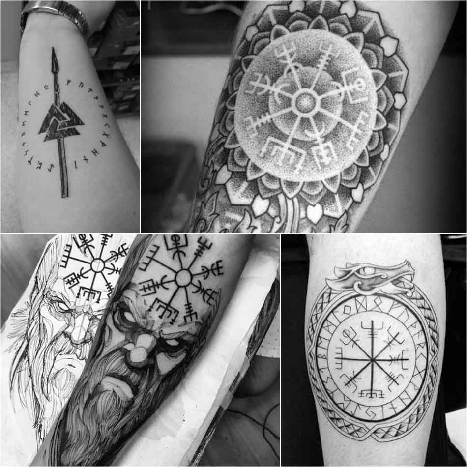 Tatouage scandinave - Tatouage scandinave sur l'avant-bras - Tatouage viking