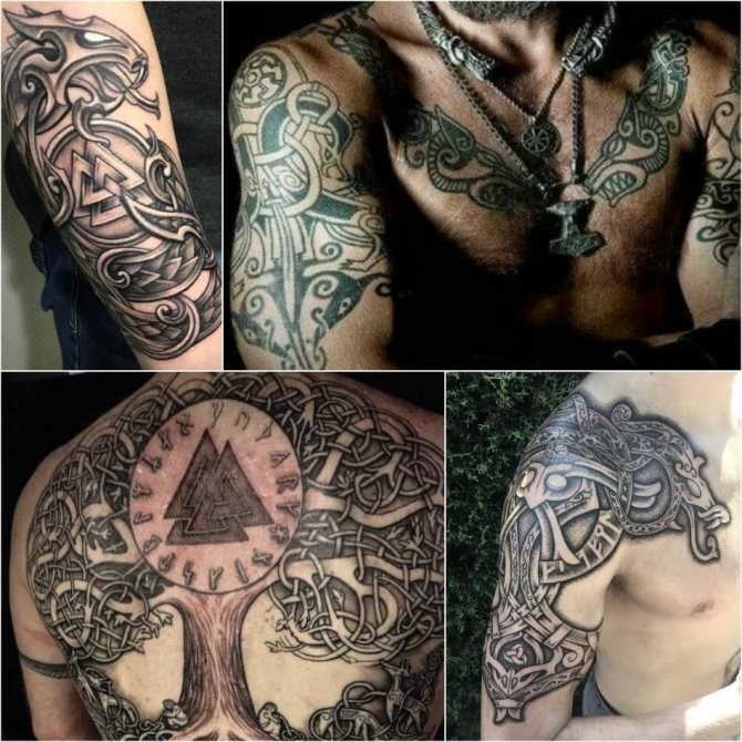 Tatouage scandinave - Tatouage scandinave pour homme - Tatouage scandinave pour homme