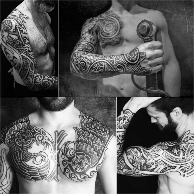 Tatouage scandinave - Tatouage scandinave pour homme - Tatouage scandinave pour homme