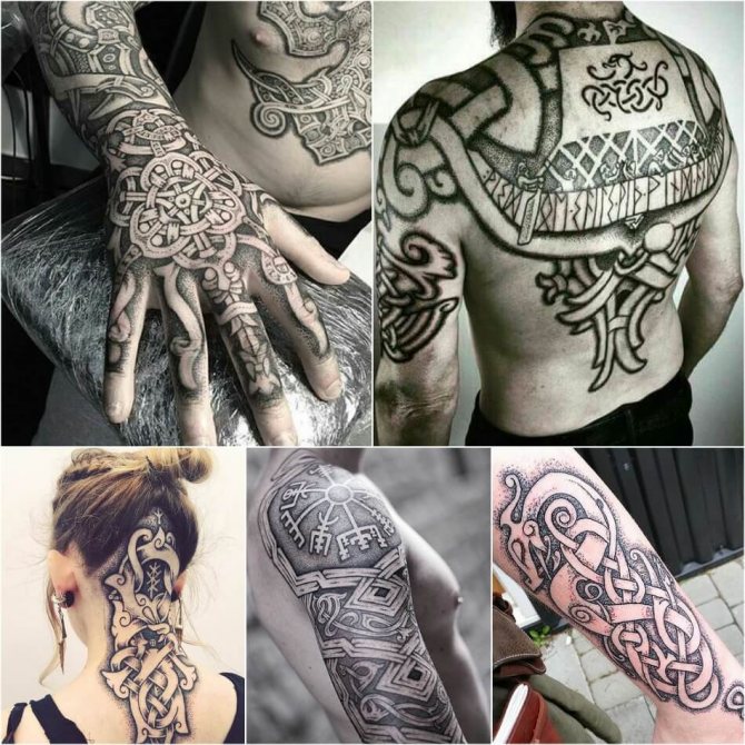 Tatouage scandinave - Tatouage scandinave ornemental