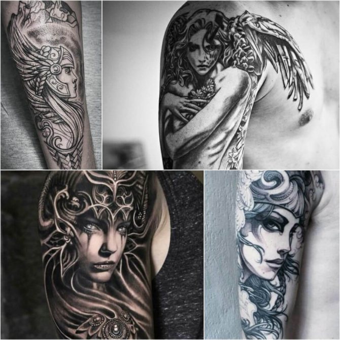 Tatouages scandinaves - Tatouage Valkyrie - Tatouage Viking
