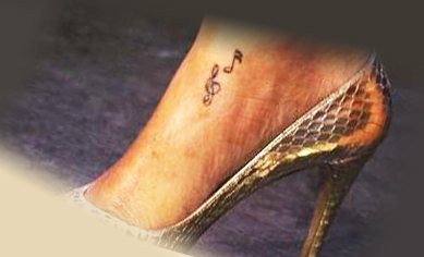 La clé de sol et la note de Rihanna