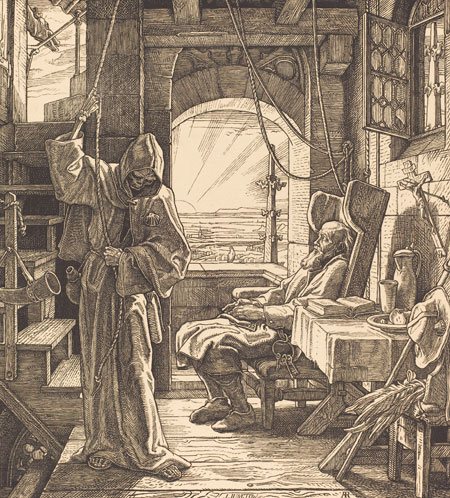 Ami de la mort, Alfred Rethel, 1851