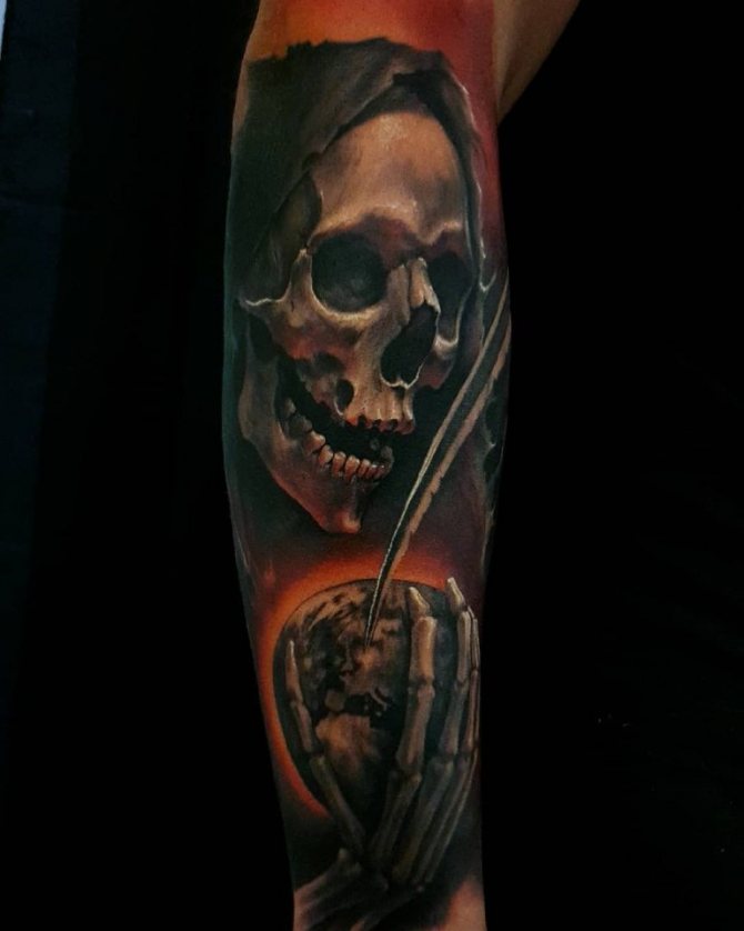 tatouage de la mort