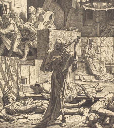 La mort de l'ennemi, Alfred Rethel, 1851