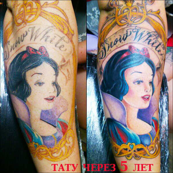 Tatouages au fil du temps