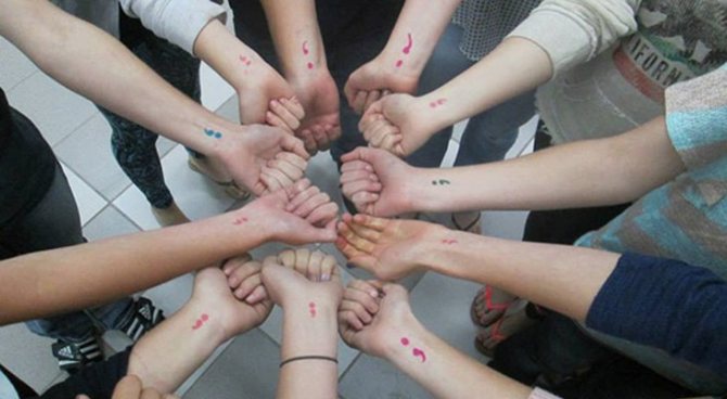 Projet social du Point-Virgule - autoprotection contre le suicide