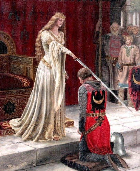 Rite médiéval des chevaliers