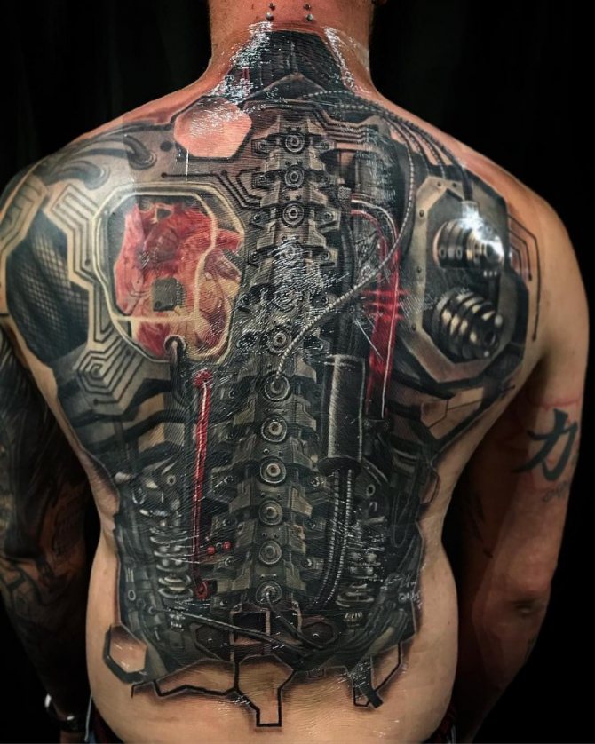 Style biomécanique sur le dos