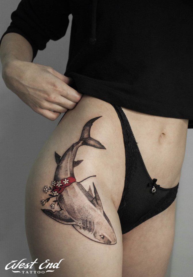 Tatouage de requin