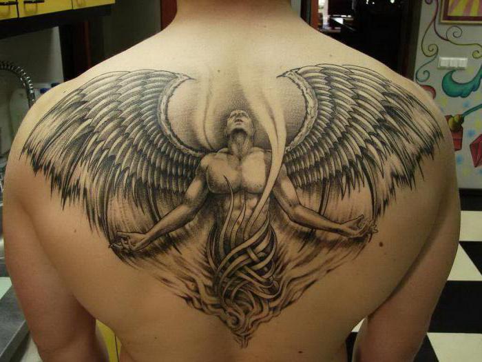 tatouage ange et démon