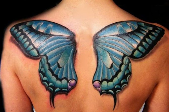 Tatouage de papillons