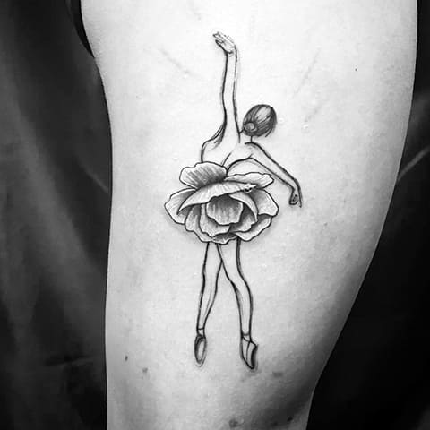 Tatouage de ballerine
