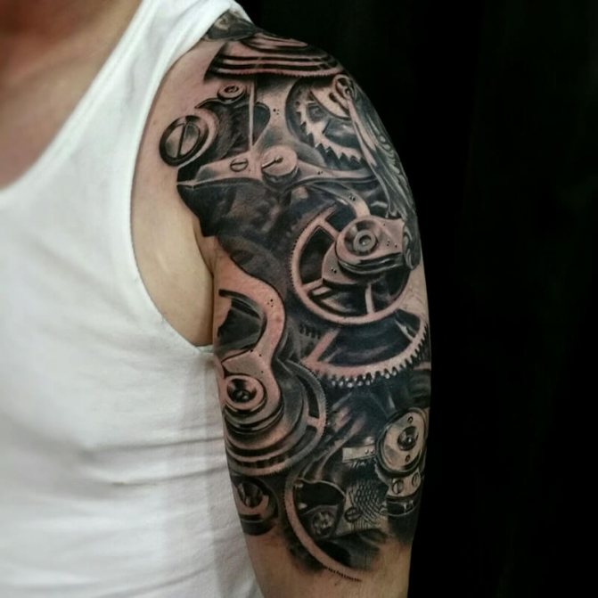Biomécanique du tatouage - Tatouage Cyberpunk - Biomécanique du tatouage - Biomécanique du tatouage du bras