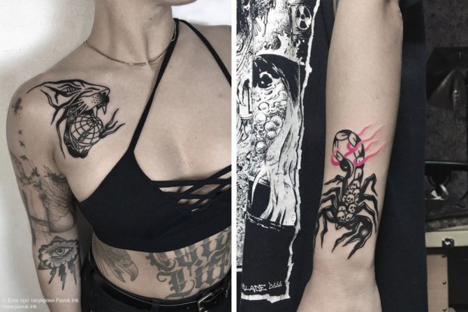tatouage blackwork