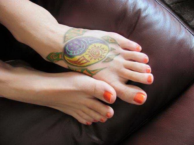 tatouage de tortue