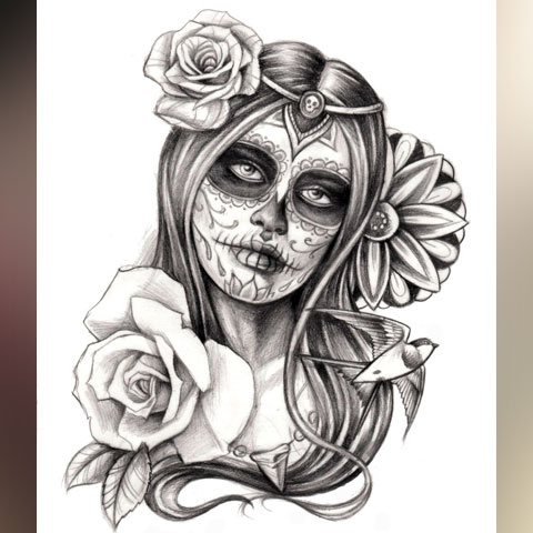 Tattoo Chicano - croquis