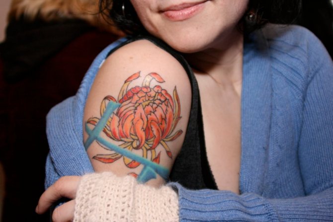 Tatouage de la fleur de lotus