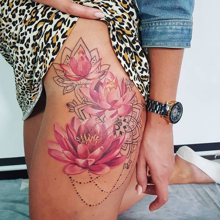 fleur de tatouage