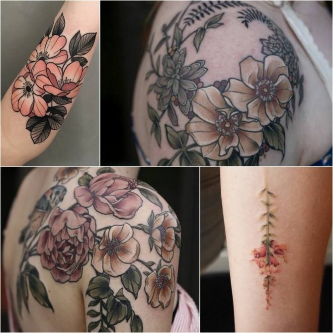 Signification des fleurs de tatouage - Fleurs de tatouage - Fleurs de tatouage
