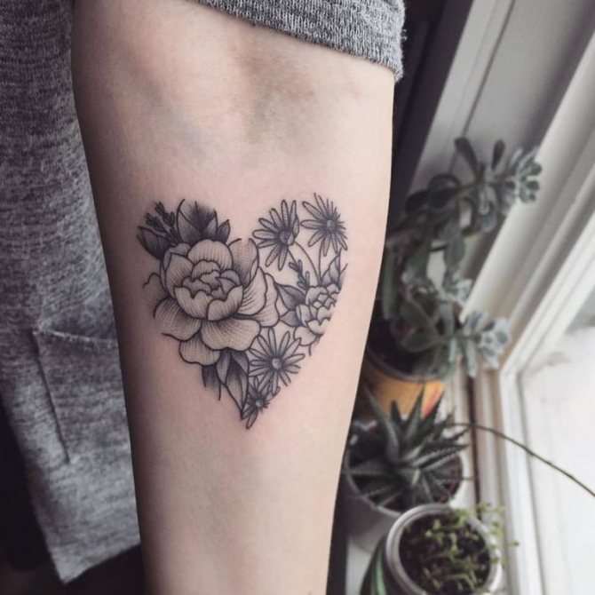 fleurs de tatouage