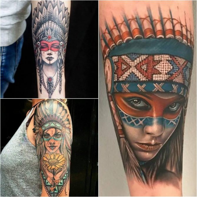 Fille tatouée - fille tatouée indienne - fille tatouée indienne