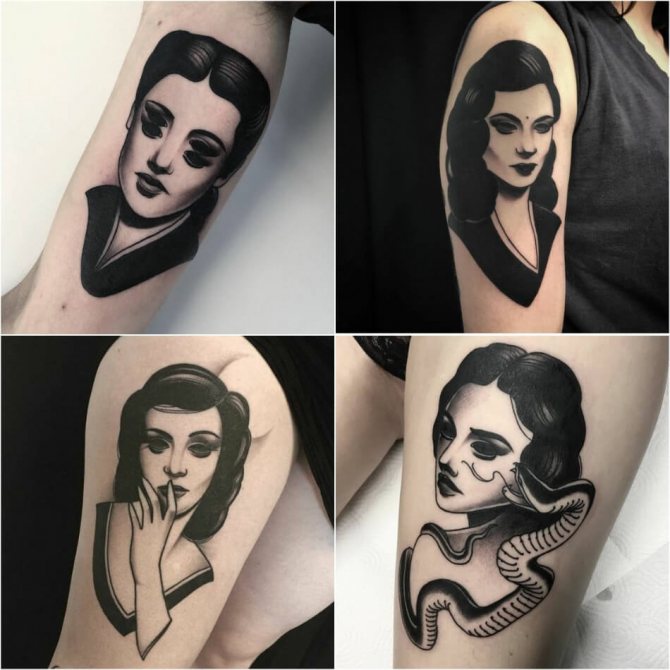 Tattoo girl - Tattoo girl old school