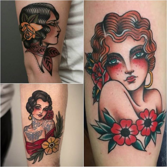 Tattoo girl - Tattoo girl old school