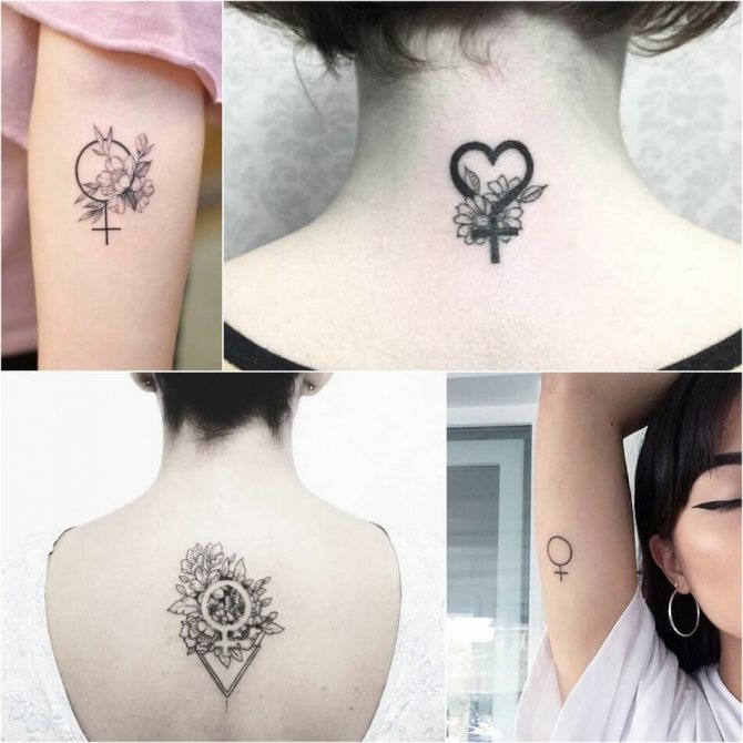 Tatouages pour filles - Tatouages féministes - Tatouages pour féministes