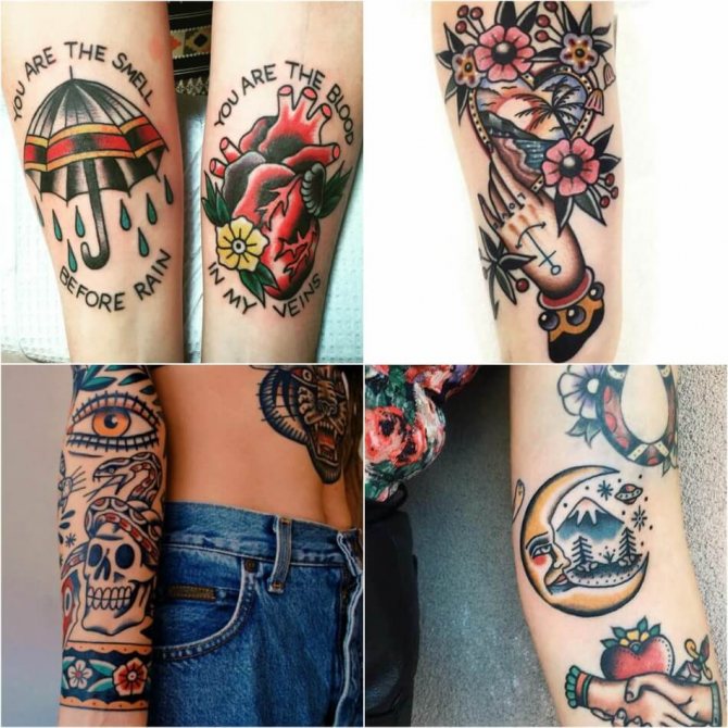 Tatouages pour filles - Tatouages pour filles - Tatouages pour femmes de style ancien