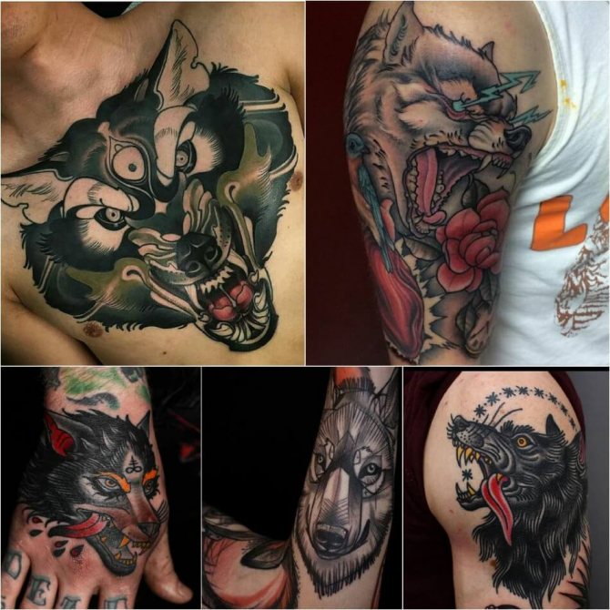 Tatouage pour hommes avec signification - tatouage pour hommes avec signification - tatouage de loup pour hommes