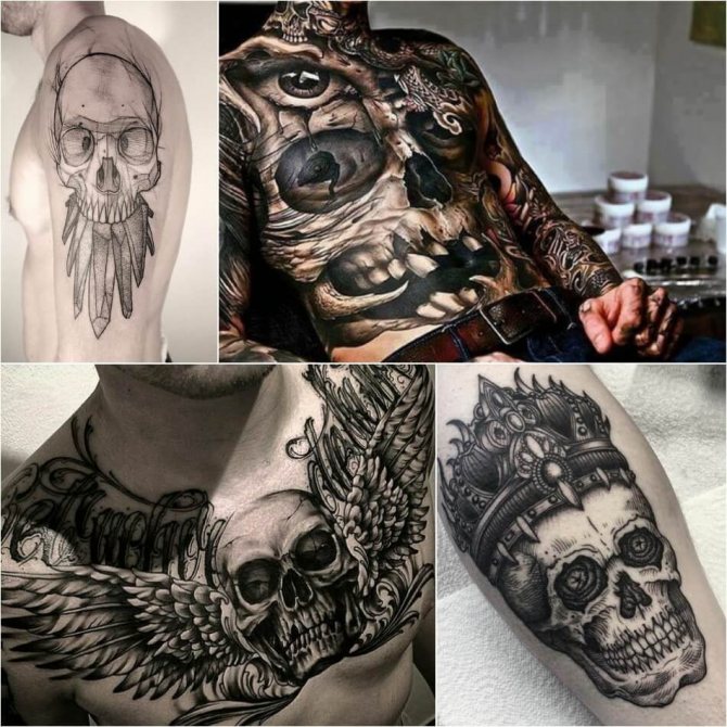 Tatouage significatif pour les hommes - Tatouages significatifs pour les hommes - Tatouage de crâne masculin