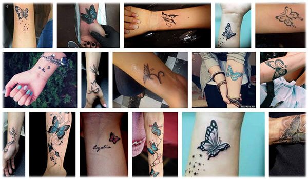 Tatouage pour femmes - papillons