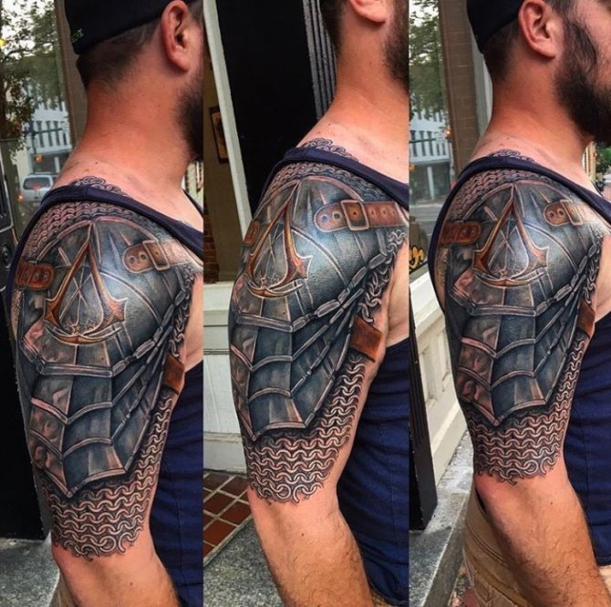 armure de tatouage