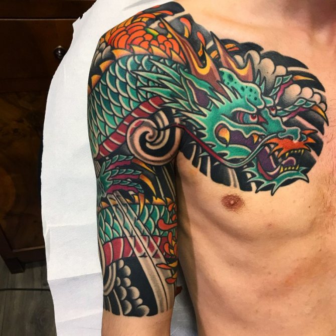 tatouage de dragon