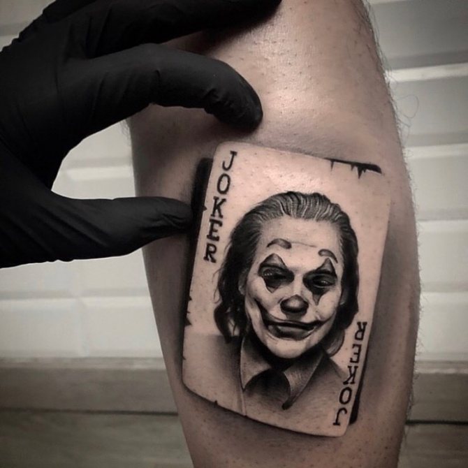 Signification du tatouage du Joker