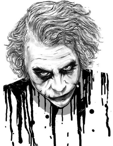 Tatouage Joker sur le bras, l'avant-bras, la jambe. Croquis, photo, signification