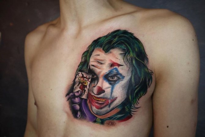 tatouage du joker
