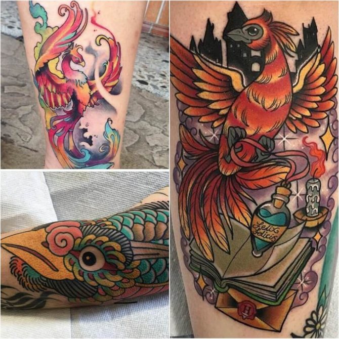 Tattoo Phoenix - Tatouage de Phoenix pour homme