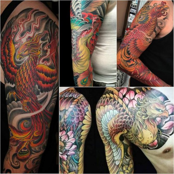 Tattoo Phoenix - Tattoo Phoenix sur le bras - Tattoo Phoenix Sleeve