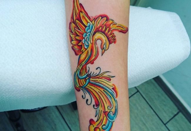 tatouage phoenix