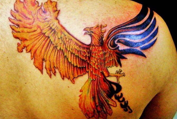 tatouage phoenix