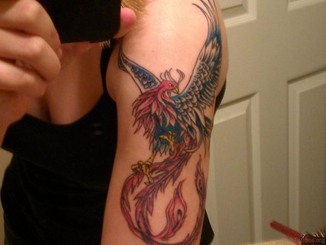 tatouage phoenix