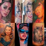 photos de tatouage d'une fille