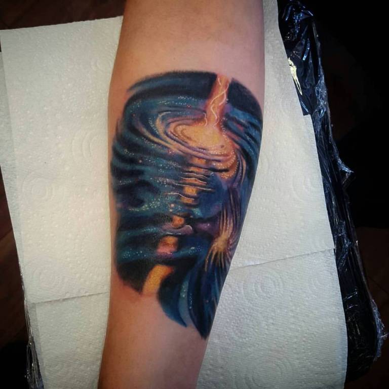tatouage de la galaxie